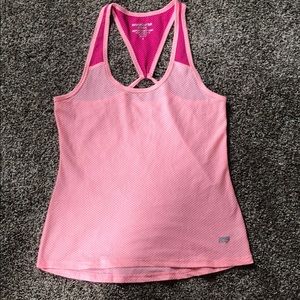 Pink workout top